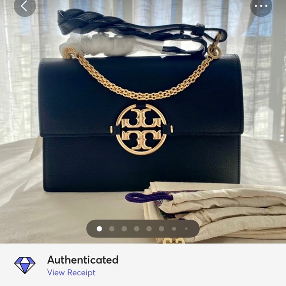 SOLD - Tory Burch Miller Convertible Shoulder Bag - Black NWT - Picture 2 of 14
